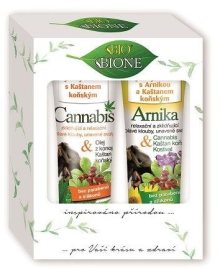 Bc Bione Cosmetics Darčeková súprava Cannabis a Arnika 600ml