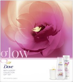 Dove Glowing prémiová kazeta so sviečkou 475ml