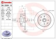 Brembo brzdový kotúč 08.5309.10 2ks - cena, srovnání