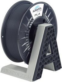 Aurapol PLA 3D Filament Čierno sivá 1kg 1,75mm