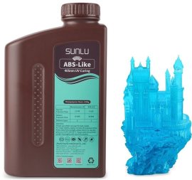 Sunlu UV resin ABS Like Resin Clear Blue 1kg