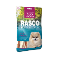 Rasco Premium Pochúťka kačací sendvič s treskou 80g - cena, srovnání