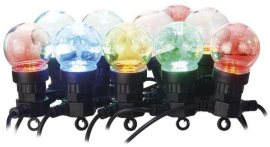 Emos LED svetelná reťaz - 10x párty žiarovky, 5m, vonkajšia aj vnútorná,multicolor