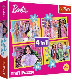 Trefl Puzzle Veselý svet Barbie 4V1