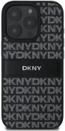 DKNY PU Leather Repeat Pattern Tonal Stripe iPhone 16 Pro - cena, srovnání