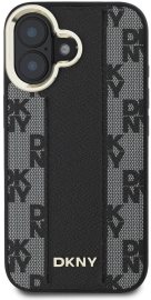 DKNY PU Leather Checkered Pattern Magsafe iPhone 16