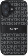 DKNY PU Leather Repeat Pattern Tonal Stripe iPhone 16 Plus - cena, srovnání