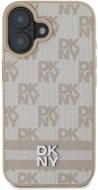 DKNY PU Leather Checkered Pattern and Stripe iPhone 16 - cena, srovnání