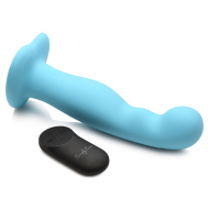 Simply Sweet 21x Vibrating Thick Silicone Dildo with Remote - cena, srovnání