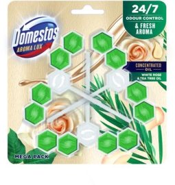 Domestos Aroma Lux White Rose & Tea Tree Oil 3x55g