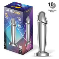 Afterdark Sarmy Metal Vibrating Dildo Plug S - cena, srovnání