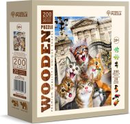 Wooden City Dřevěné puzzle Koťata v Londýně 200 - cena, srovnání