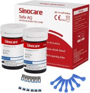 Sinocare Sada 50 náhradných prúžkov + 50 lanciet pre Safe AQ Smart - cena, srovnání