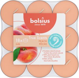 Bolsius Peach 260 g, 18 ks