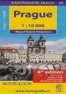 Prague - Mapa turistických zajímavostí 1:10 000 - cena, srovnání