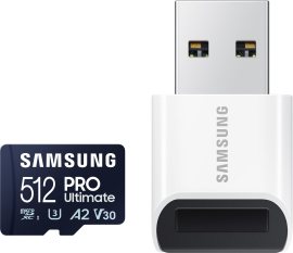 Samsung Micro SDXC PRO Ultimate + USB adaptér 512GB