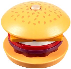 Kruzzel 22673 Dětský dřevěný hamburger