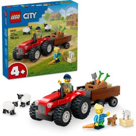 Lego City 60461 Červený traktor s prívesom a ovcami