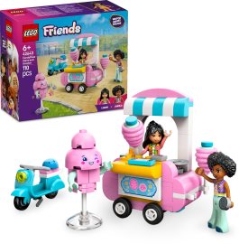 Lego Friends 42643 Stánok s cukrovou vatou a skúter