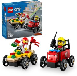 Lego City 60458 Pretekársky balíček: Rozvoz pizzy vs. hasičské auto