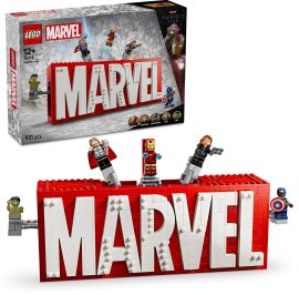 Lego Marvel 76313 Logo MARVEL a minifigúrky