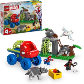 Lego Marvel Spidey 11199 Spideyho tím a záchrana dinosaurov s truckom