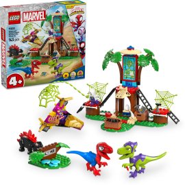 Lego Marvel Spidey 11200 Spidey, Gobby a bitka raptorov v základni na strome