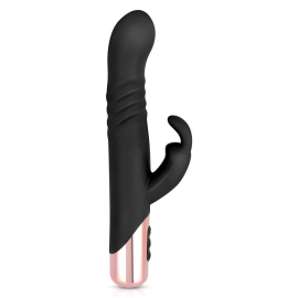 Rosy Gold Rabbit Vibrator with Thrusting