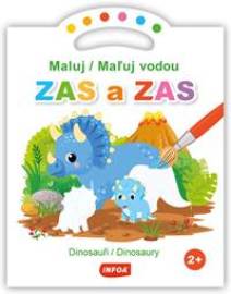 Maluj/Maľuj vodou ZAS a ZAS Dinosauři/Dinosaury