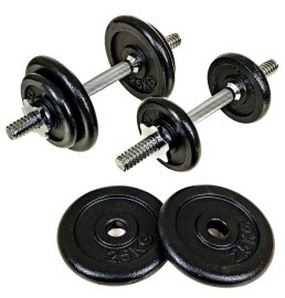 StormRed Painted Dumbbell Set 18kg