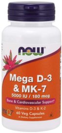 Now Foods Mega D3 & MK-7 60tbl