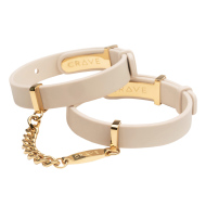 Crave ID Cuffs Beige/18kt Gold Plated - cena, srovnání