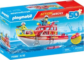 Playmobil 71598 Hasičská loď