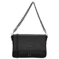 Charm London Čierna crossbody kabelka s retiazkom "Elysia" - cena, srovnání