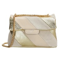 Charm London Béžová luxusní kožená crossbody kabelka „Trinity“ - cena, srovnání