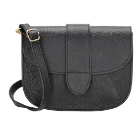 Charm London Čierna prešívaná crossbody kabelka „Fame“