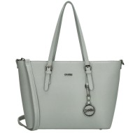 Charm London Svetlo šedá velká shopper kabelka cez rameno „Misty“ - cena, srovnání