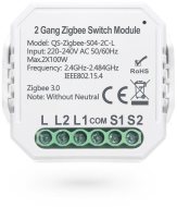 Smoot ZigBee Switch Module bez nuláka dvojkanálový - cena, srovnání