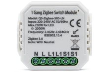 Smoot ZigBee Switch Module s nulákom jednokanálový - cena, srovnání