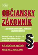 Občiansky zákonník - XII. doplnené vydanie platný od 1. marca 2023 - cena, srovnání