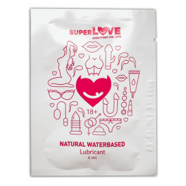 Superlove Natural Waterbased Lubricant 4ml