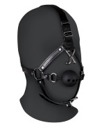 Ouch! Xtreme Head Harness with Breathable Ball Gag and Nose Hooks - cena, srovnání