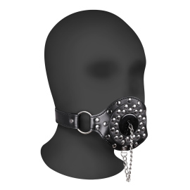 Ouch! Xtreme Open Mouth Gag with Plug Stopper