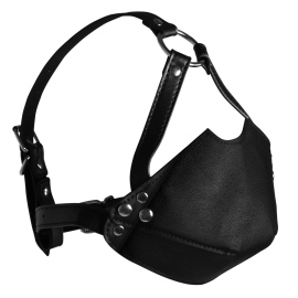 Ouch! Head Harness with Mouth Cover and Breathable Ball Gag