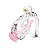 Cellmate Guardian Chastity Cage Clear Size 1 - cena, srovnání