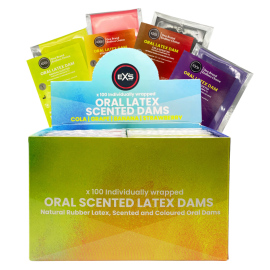 EXS Oral Latex Dams Flavoured 100ks