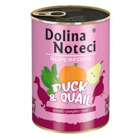 Dolina Noteci Superfood kačica a prepelica 400g