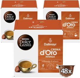 Dallmayr Crema d‘Oro INTENSA NESCAFÉ Dolce Gusto 3x16ks