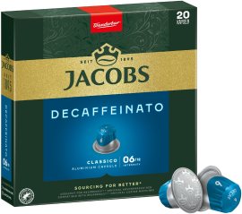 Jacobs Decaffeinato intenzita 6 20ks