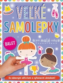 Balet - veľké samolepky pre malé ruky